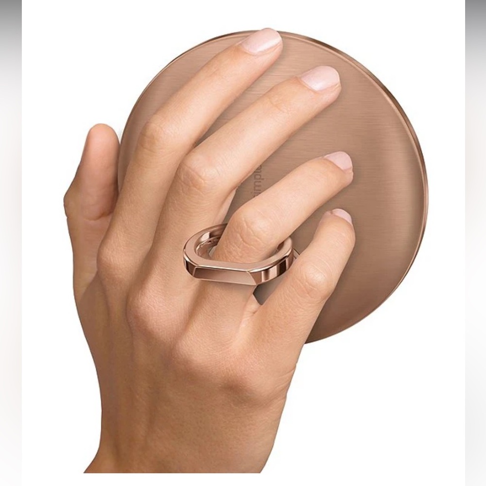 Simplehuman sensor, compact mirror in rose gold